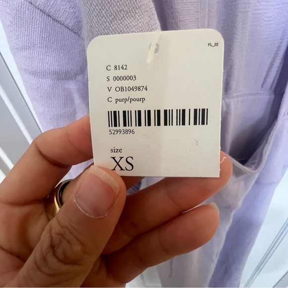 Free People Lavender Midi Dress with open back detail in XS - Picture 5 of 8